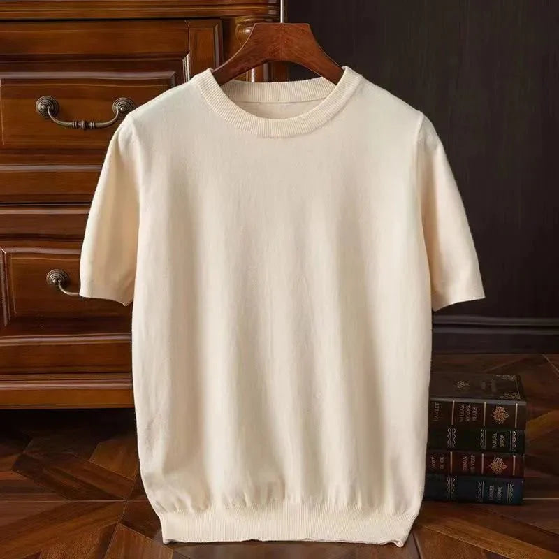 Hendrick™ | Faux Cashmere Short Sleeve T-shirt