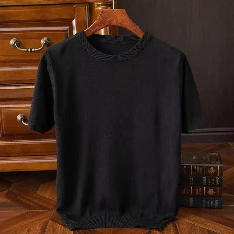 Hendrick™ | Faux Cashmere Short Sleeve T-shirt