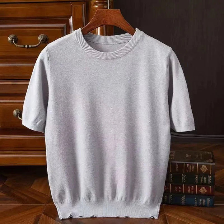 Hendrick™ | Faux Cashmere Short Sleeve T-shirt