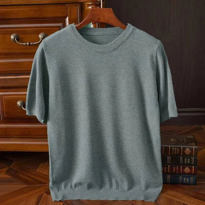 Hendrick™ | Faux Cashmere Short Sleeve T-shirt