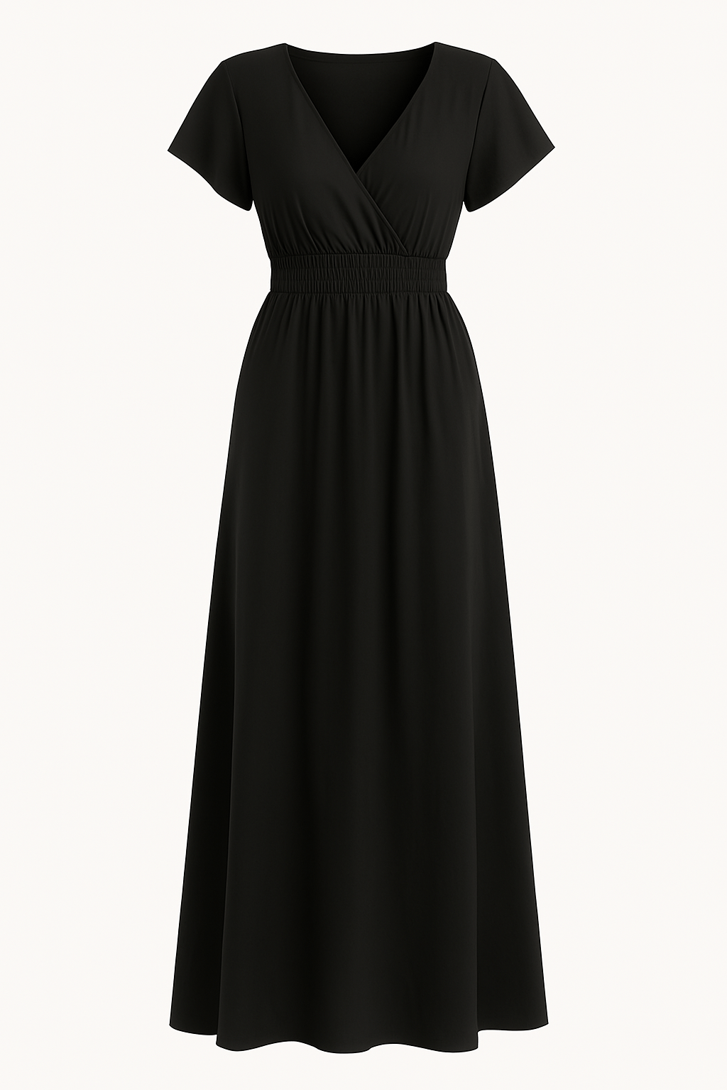 Bella - Casual V-Neck Tummy Covering Dress