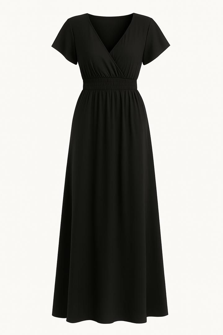 Bella - Casual V-Neck Tummy Covering Dress