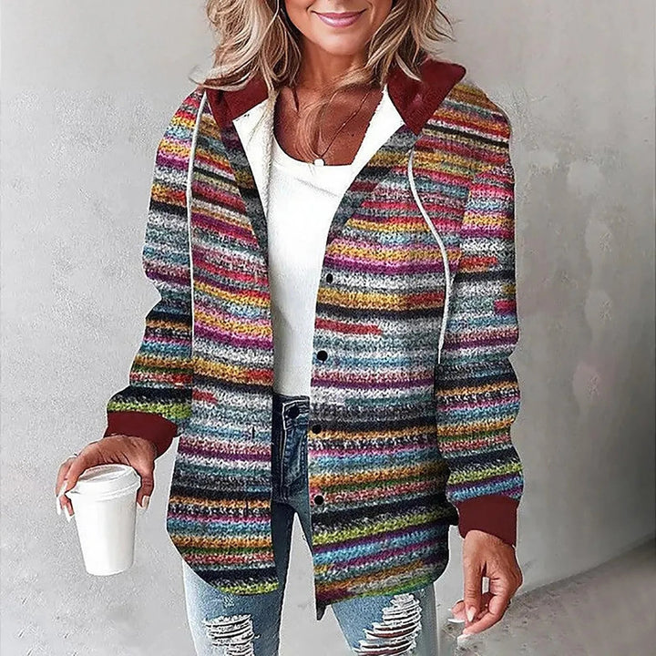 Callista | Casual Plaid Hoodie Jacket