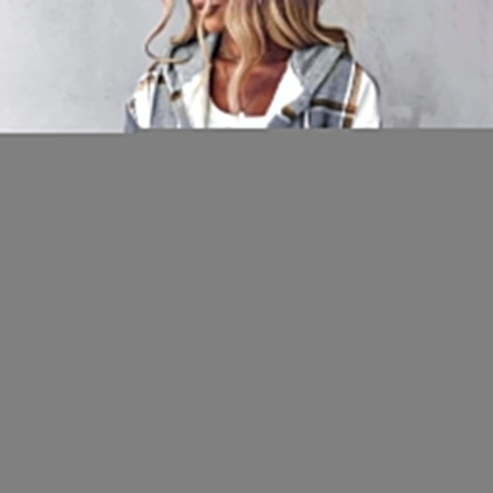 Callista | Casual Plaid Hoodie Jacket