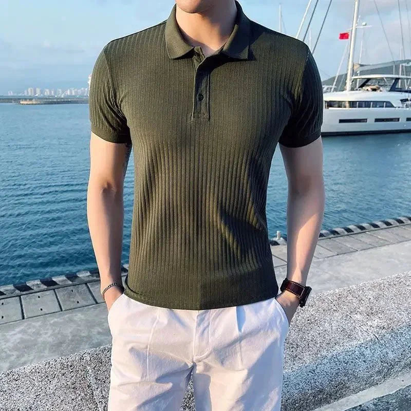 Kian™ | Effortless Summer Polo Shirt | stretching design that fits all men | 6 beautiful colours| style & confidence booster | selling out fast