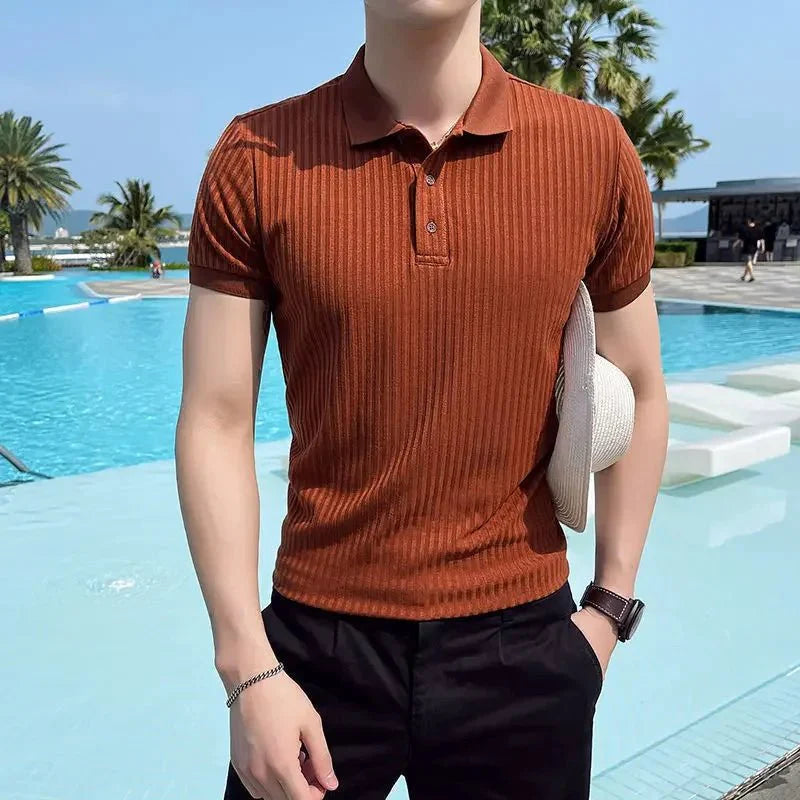 Kian™ | Effortless Summer Polo Shirt | stretching design that fits all men | 6 beautiful colours| style & confidence booster | selling out fast