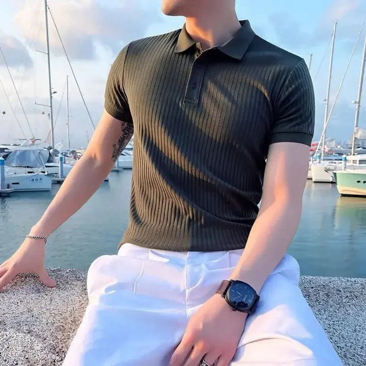 Kian™ | Effortless Summer Polo Shirt | stretching design that fits all men | 6 beautiful colours| style & confidence booster | selling out fast