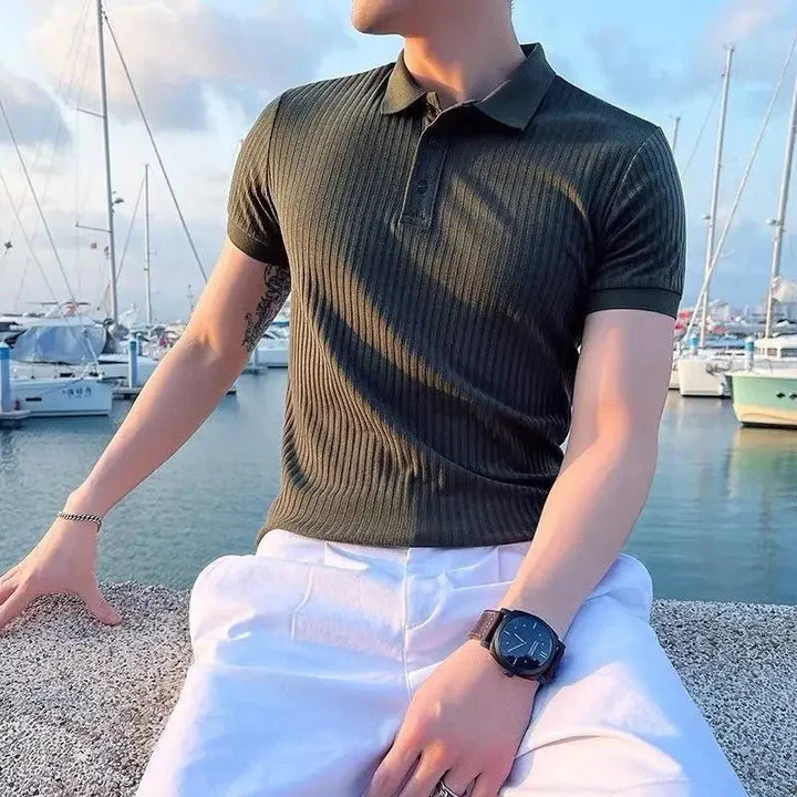 Kian™ | Effortless Summer Polo Shirt | stretching design that fits all men | 6 beautiful colours| style & confidence booster | selling out fast
