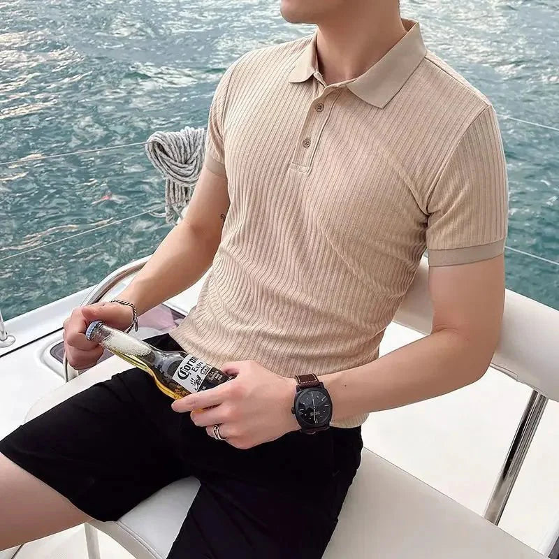 Kian™ | Effortless Summer Polo Shirt | stretching design that fits all men | 6 beautiful colours| style & confidence booster | selling out fast