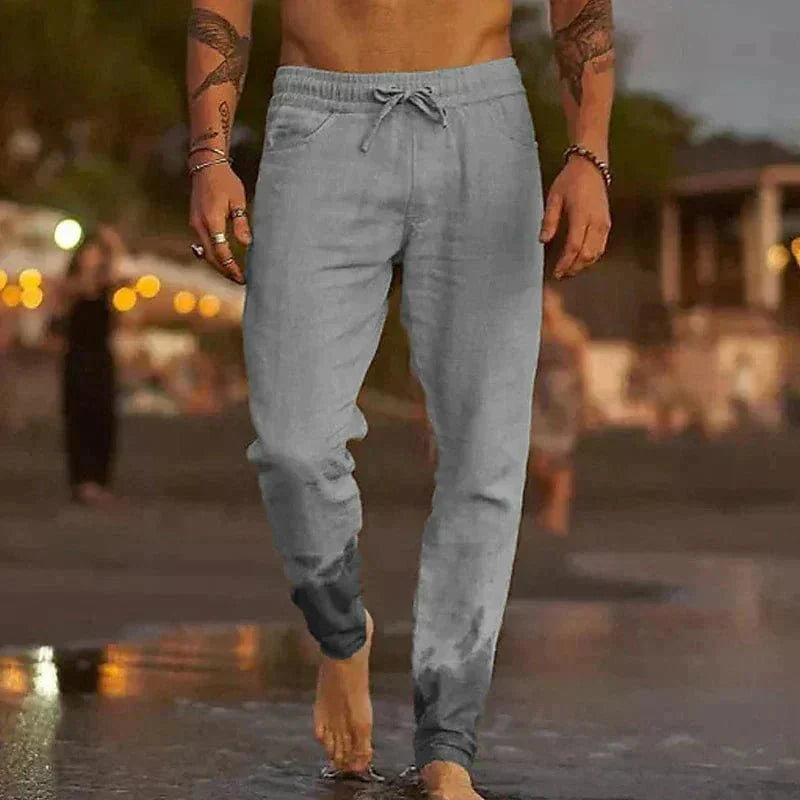 Torin | Casual Linen Trousers