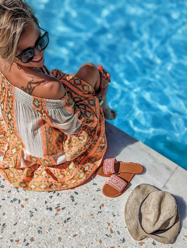Mae  -  Flattering Ethnic Mini Dress