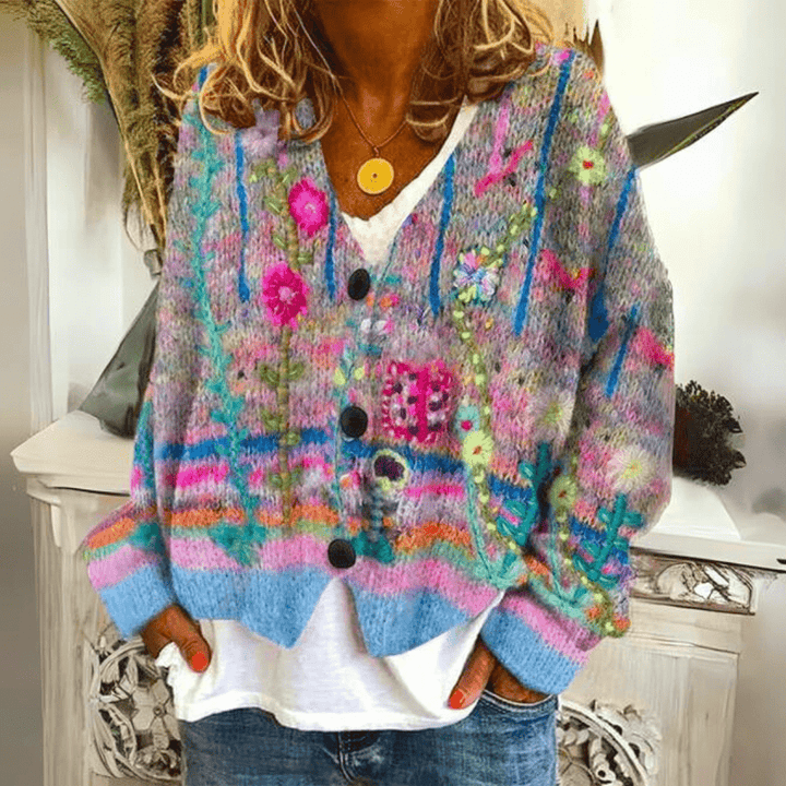 Matilda | Warm and stylish printed vest
