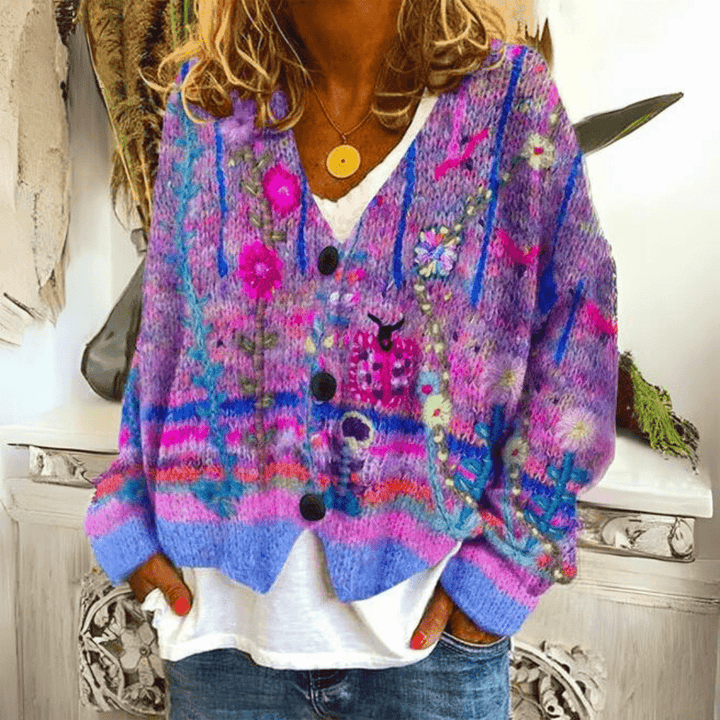 Matilda | Warm and stylish printed vest