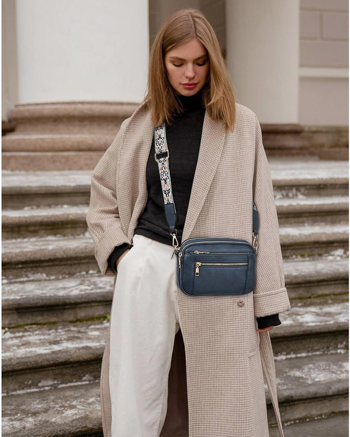 Moon Refined Leather Shoulder Bag