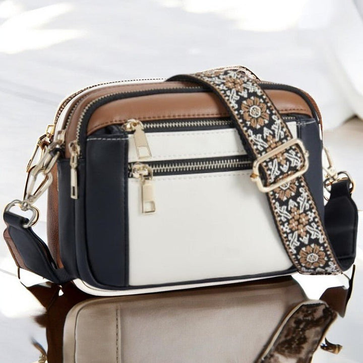 Moon Refined Leather Shoulder Bag