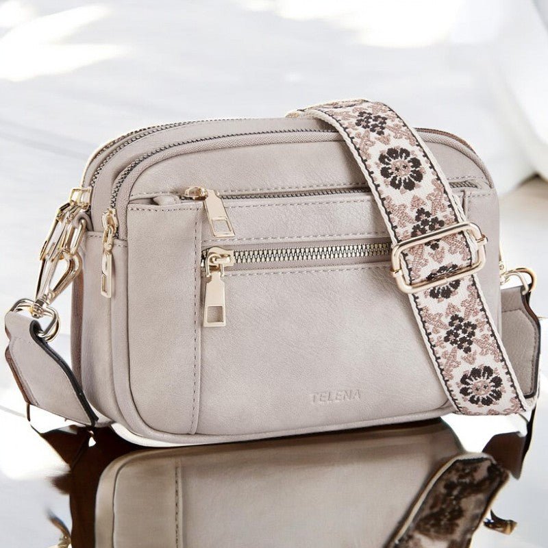 Moon Refined Leather Shoulder Bag