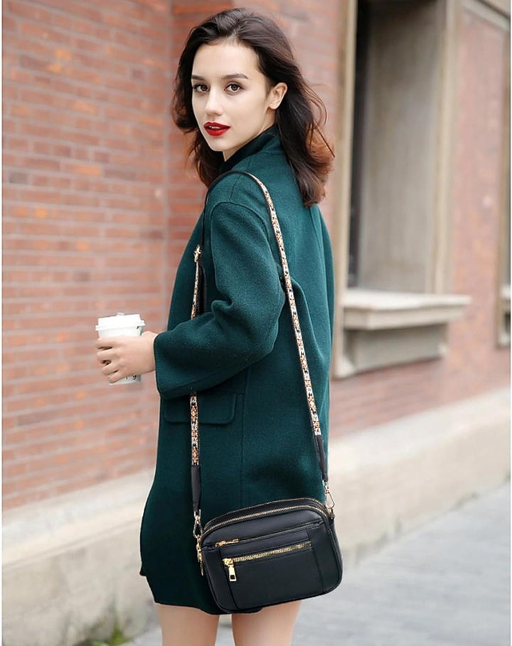 Moon Refined Leather Shoulder Bag
