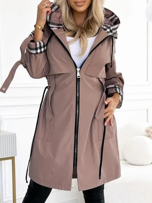 Natalie | Waterproof & Windproof Zip Coat