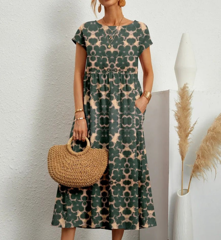 Sasha -  Ethereal Floral Midi Dress