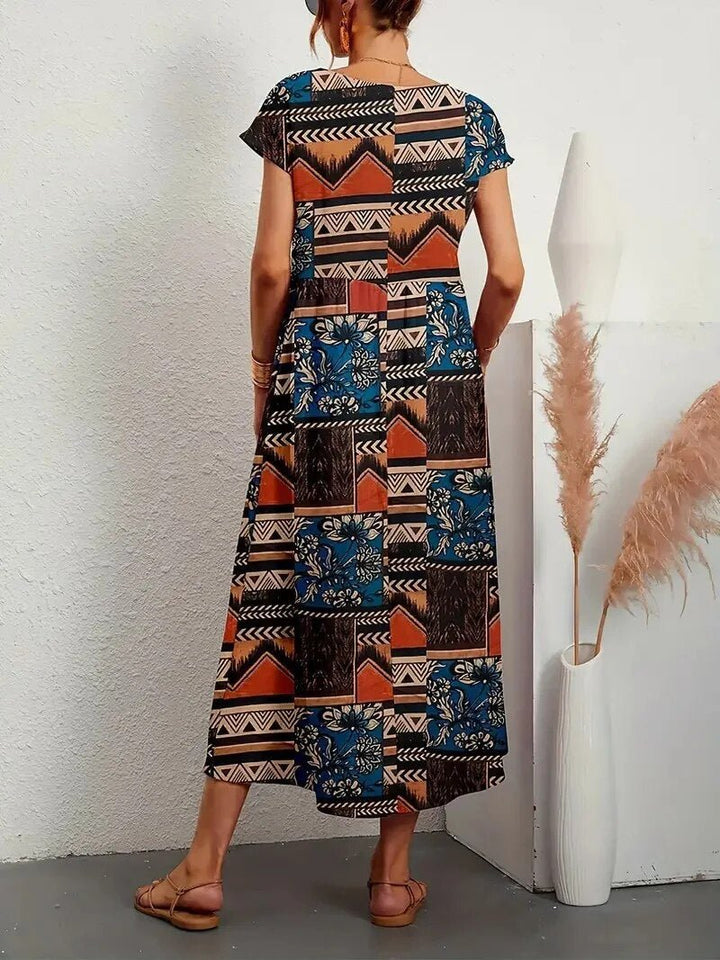 Sasha -  Ethereal Floral Midi Dress