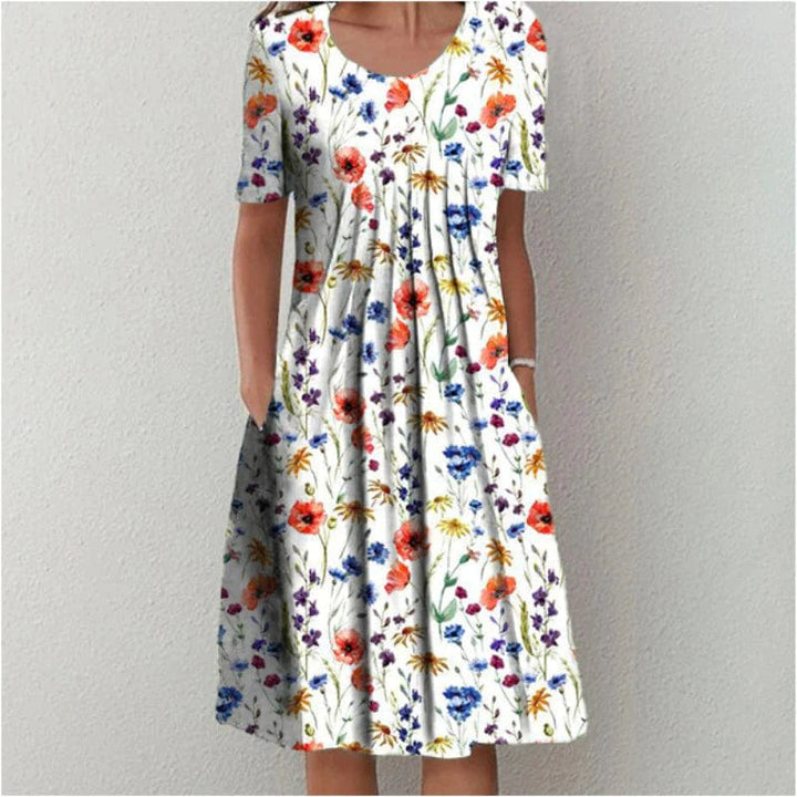 Callista - Bloom Print  Midi Dress