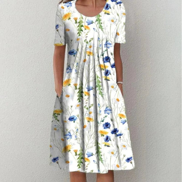 Callista - Bloom Print  Midi Dress