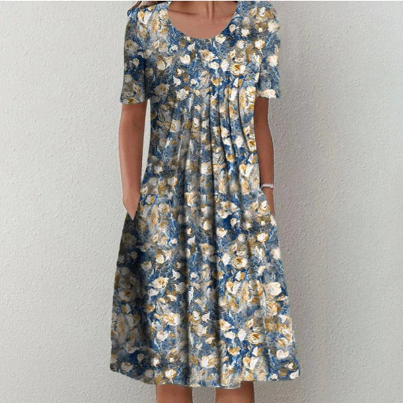Callista - Bloom Print  Midi Dress