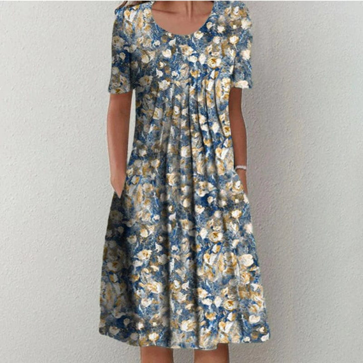 Callista - Bloom Print  Midi Dress