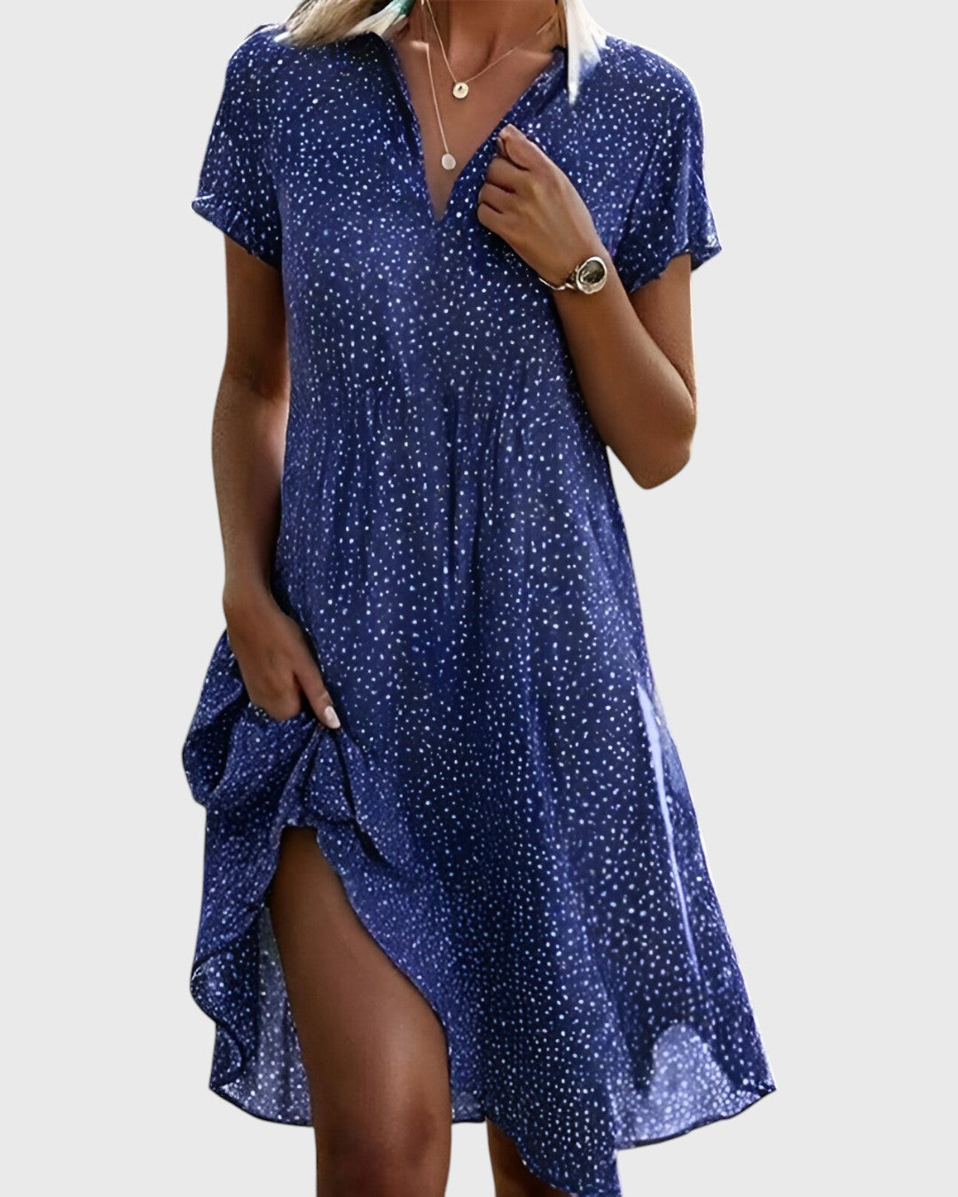 VITTORIA |  Refined and Flowing Midi Dress