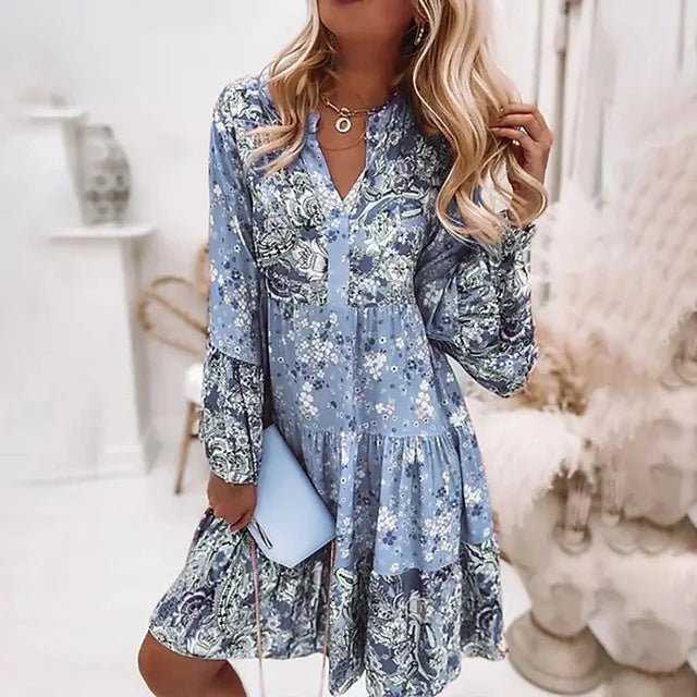 Ara - Waist Enhancing Floral Sculpt Dress